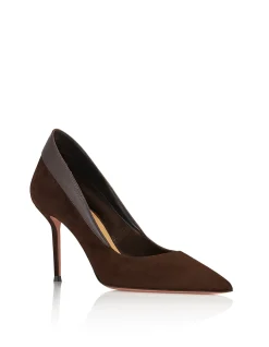 GUANTO SUEDE LEATHER PUMP 85