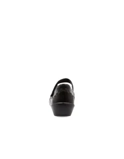 Gummibear W Black Leather Mary Janes