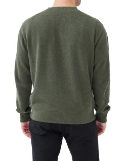 Gunn Crew Neck Sweat - Seaweed