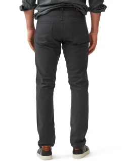 Gunn Straight Fit Micro Textured Long Leg Jeans