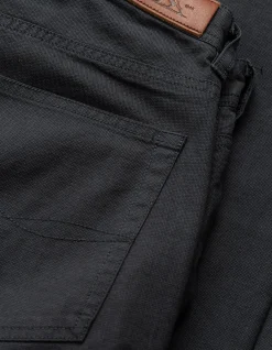 Gunn Straight Fit Micro Textured Long Leg Jeans