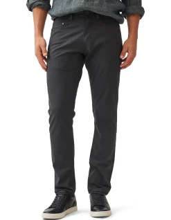 Gunn Straight Fit Micro Textured Long Leg Jeans