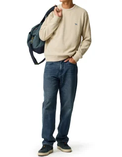 GUNN CREW NECK SWEAT - OAT