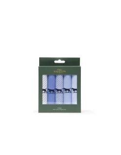 GUNNER HANDKERCHIEF 5 PK - LIGHT BLUE MULTI