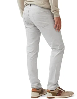 Gunn Straight Fit Micro Textured Long Leg Jeans