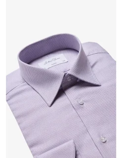 GUS FORMAL SHIRT - PINK/BLUE MICRODESIGN