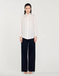 Haby Shirt with Ruffled Collar