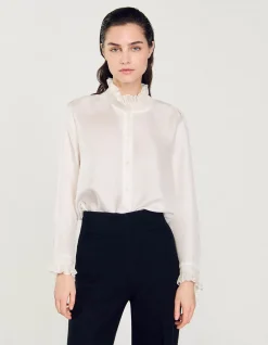 Haby Shirt with Ruffled Collar