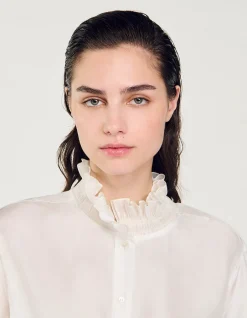Haby Shirt with Ruffled Collar