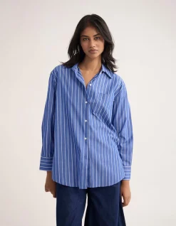 HAILEY STRIPED EURO FABRIC SHIRT