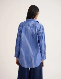 HAILEY STRIPED EURO FABRIC SHIRT