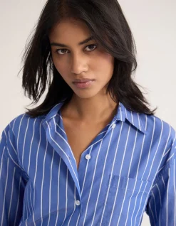 HAILEY STRIPED EURO FABRIC SHIRT