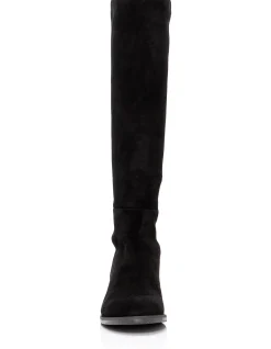 Halfnhalf Suede Knee High Boot