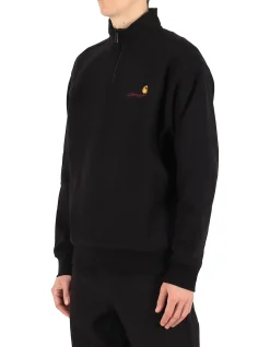 Half Zip American Script Sweatshirt