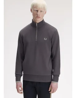HALF ZIP SWEATSHIRT