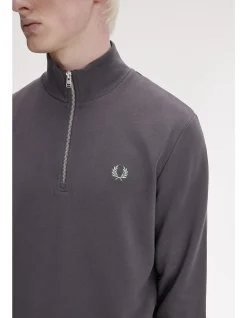 HALF ZIP SWEATSHIRT