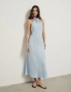 Halter Drape Dress