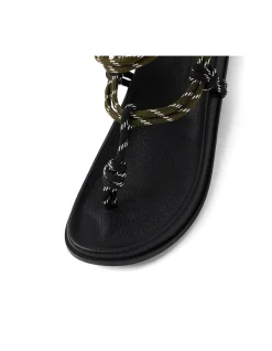 HAMPA Rope Strap Flat Sandals