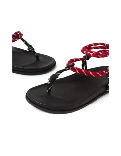 HAMPA Rope Strap Flat Sandals