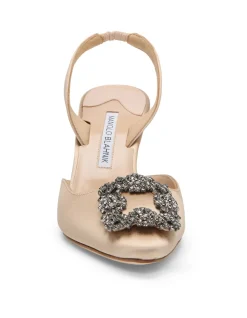 HANGISLI SATIN SLING BACK PUMP 70
