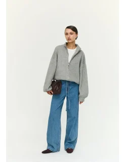 Harlow Oversize Zip Cardigan