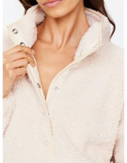 Harlow Recycled Fleece Quarter Snap Pullover