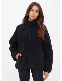 Harlow Recycled Fleece Quarter Snap Pullover