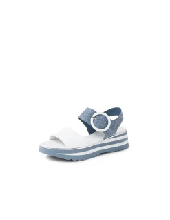Harlows Denim Strap Platform Sandals