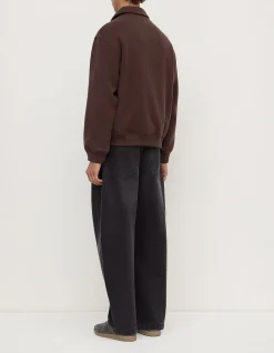 Harrington Wool Bomber Ganache