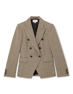 Hartley Double Breasted Check Blazer Jacket