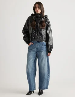Hattie Zip Through Funnel Neck Jacket