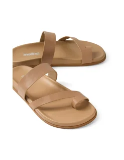 Haulen Leather Toe Loop Slide Sandals