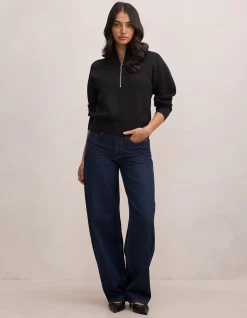 HAYLEY QUARTER ZIP SWEATER