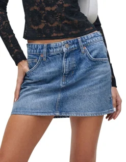 Hazel Denim Mini Skirt