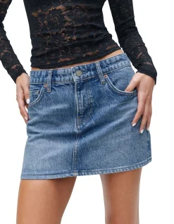 Hazel Denim Mini Skirt