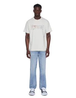 Hazlow Dakota Blue Relaxed Straight Leg Jeans