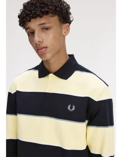 HEAVY WEIGHT JERSEY STRIPED POLO SHIRT