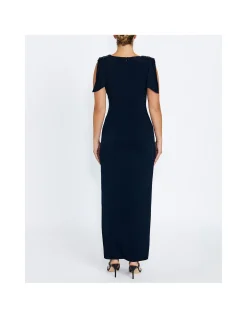 HEBE NAVY JERSEY GOWN