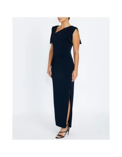 HEBE NAVY JERSEY GOWN