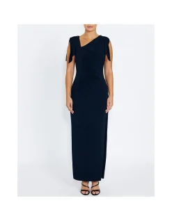 HEBE NAVY JERSEY GOWN