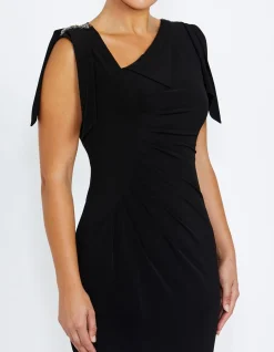HEBE BLACK JERSEY GOWN