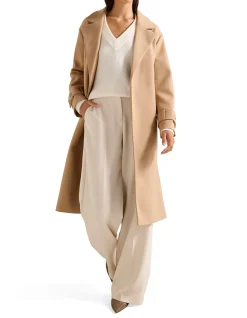 HEIDI DOUBLE BREASTED WRAP COAT