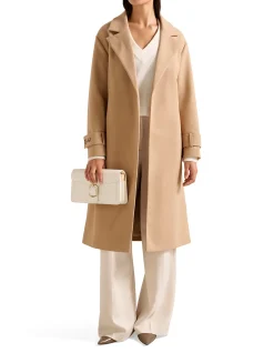 HEIDI DOUBLE BREASTED WRAP COAT