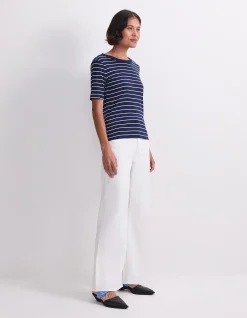 HEIDI STRIPE SHORT SLEEVE TEE