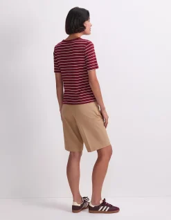 HEIDI STRIPE SHORT SLEEVE TEE