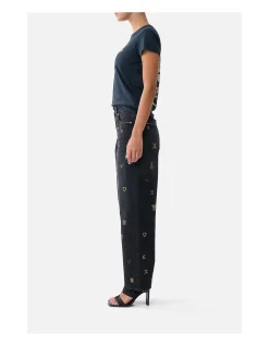 Heirloom Empire Embellished Girlfriend Jean