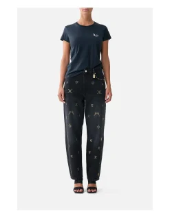Heirloom Empire Embellished Girlfriend Jean