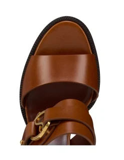 HER IN ROMA 70 LEATHER ROMANTICO CUOIO SANDAL