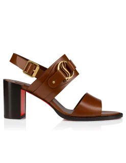 HER IN ROMA 70 LEATHER ROMANTICO CUOIO SANDAL