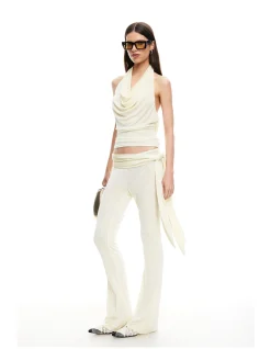 Heritage Halter Cowl Neck Top